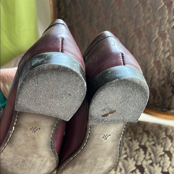 Jack Rogers Women's Burgundy Loafers - Picture 7 of 8